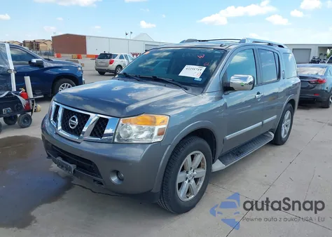 2013 Nissan Armada Platinum из США, поврежденный, VIN 5N1BA0ND0DN613158